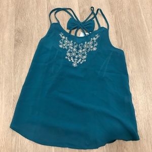 *NWT* Blue cami blouse